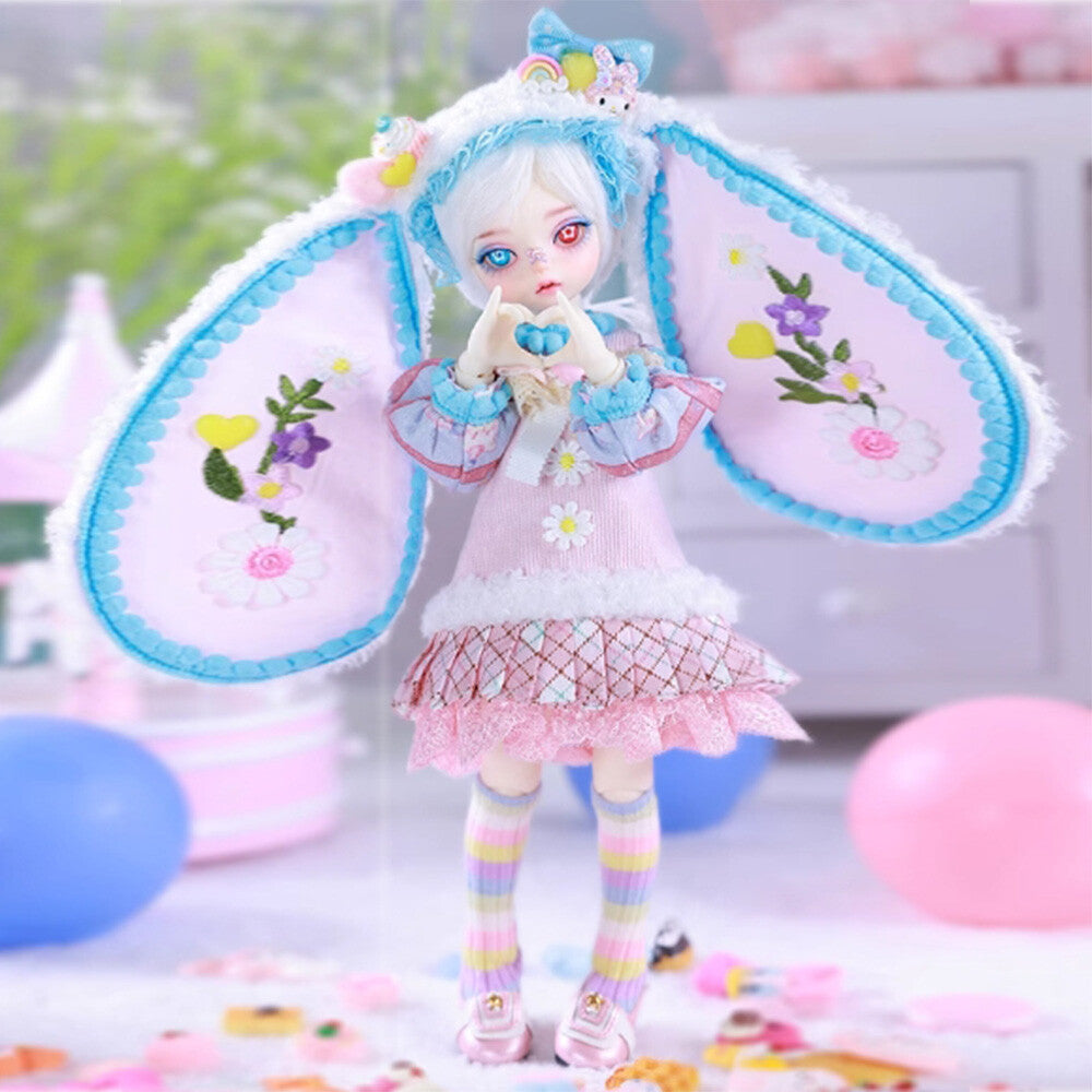 1/6 BJD Doll Ball SD Joint Doll Big Ears Girl Binny Bare Doll Handmade Gifts Toy