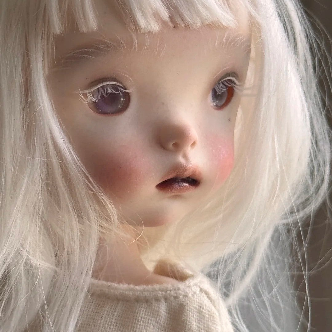 1/6 BJD Doll Resin Joint Landoudou Bare Doll Eyes Face Makeup Girl Doll Gift Toy-