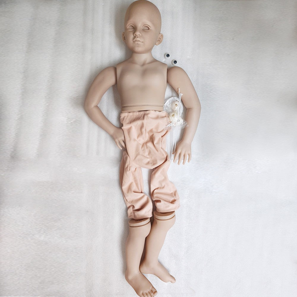 46" Reborn Toddler Doll Kit –Shakirah Blank Vinyl Mold Unpainted Unassembled DIY Doll-