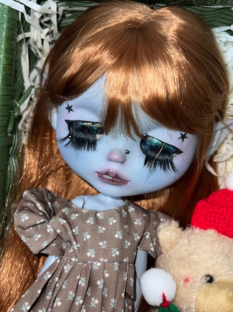 New Blythe Doll Custom With Outfits Wig Handmade Fantasy Girl 1/6 Dolls BJD Gift