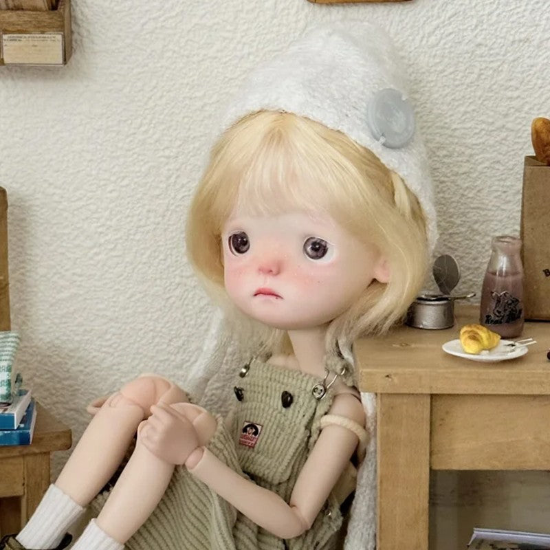 Handmade 1/6 Bare Doll BJD Sweet Girl Doll Ball Jointed Doll Eyes Face Makeup