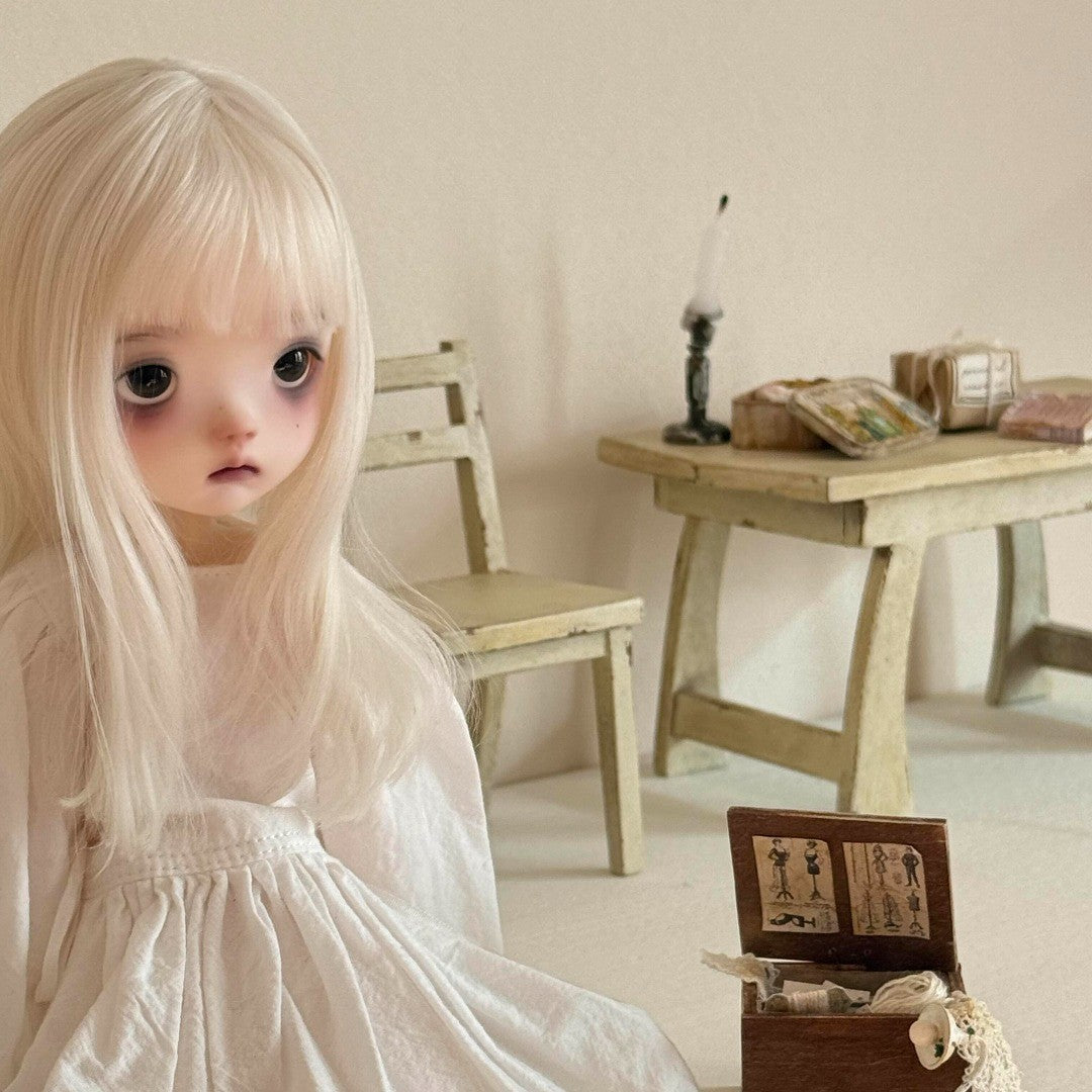Full Set Girl 1/6 BJD Bare Doll Resin Joint Special Face Makeup Free Eyes Gifts