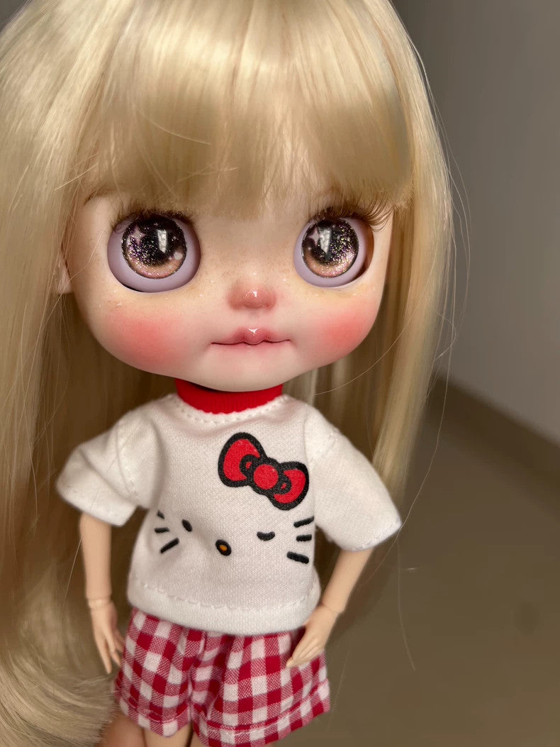 Handmade Blythe Doll Custom With Outfits Wig Hair 1/6 BJD Dolls Girls Kids Gift