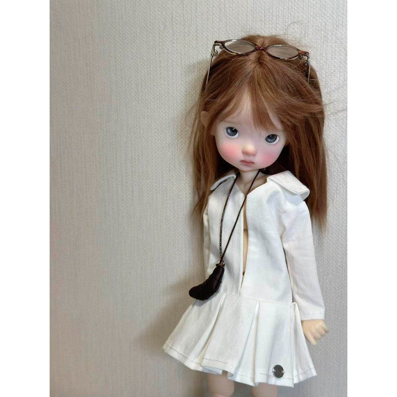 1/6 Full set BJD Doll Resin Jointed Nude Body Sweet Girl Eyes Face Makeup Gifts