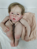 Custom Made Reborn Baby Liam 28in Reborn Doll Painted Kit Boy Toddler Liam Hand-Rooted Mohair Art Collect Toy-