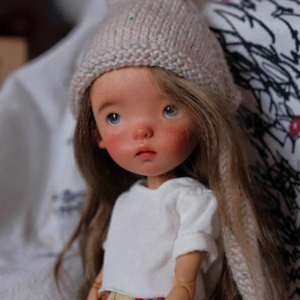 1/6 BJD Doll Movable Joint Resin Beautifully Handmade Gifts Tan Complexion Girl