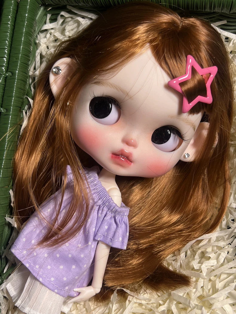 Handmade Blythe Doll Custom With Outfits Wig Hair 1/6 BJD Dolls Girls Toys Gift