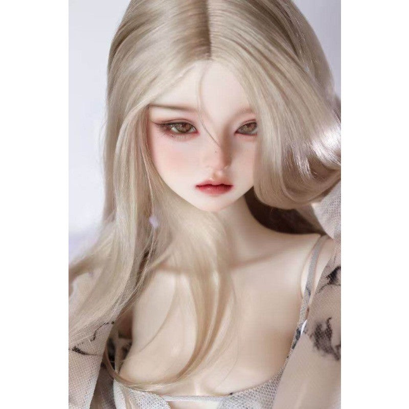 Resin 1/3 BJD Doll Joints Bare Doll Exquisite Girl Big Eyes Face Makeup DIY Gift