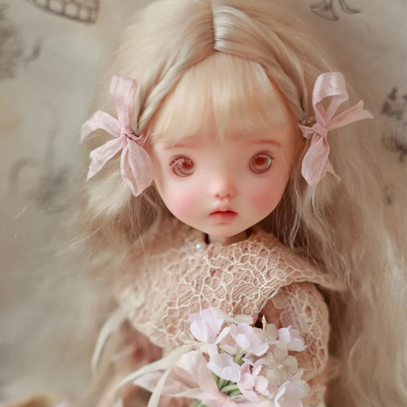 Handmade 1/6 BJD Doll Sweet Girl Nude Resin Free Eyes+Face up Figure Toy Gifts