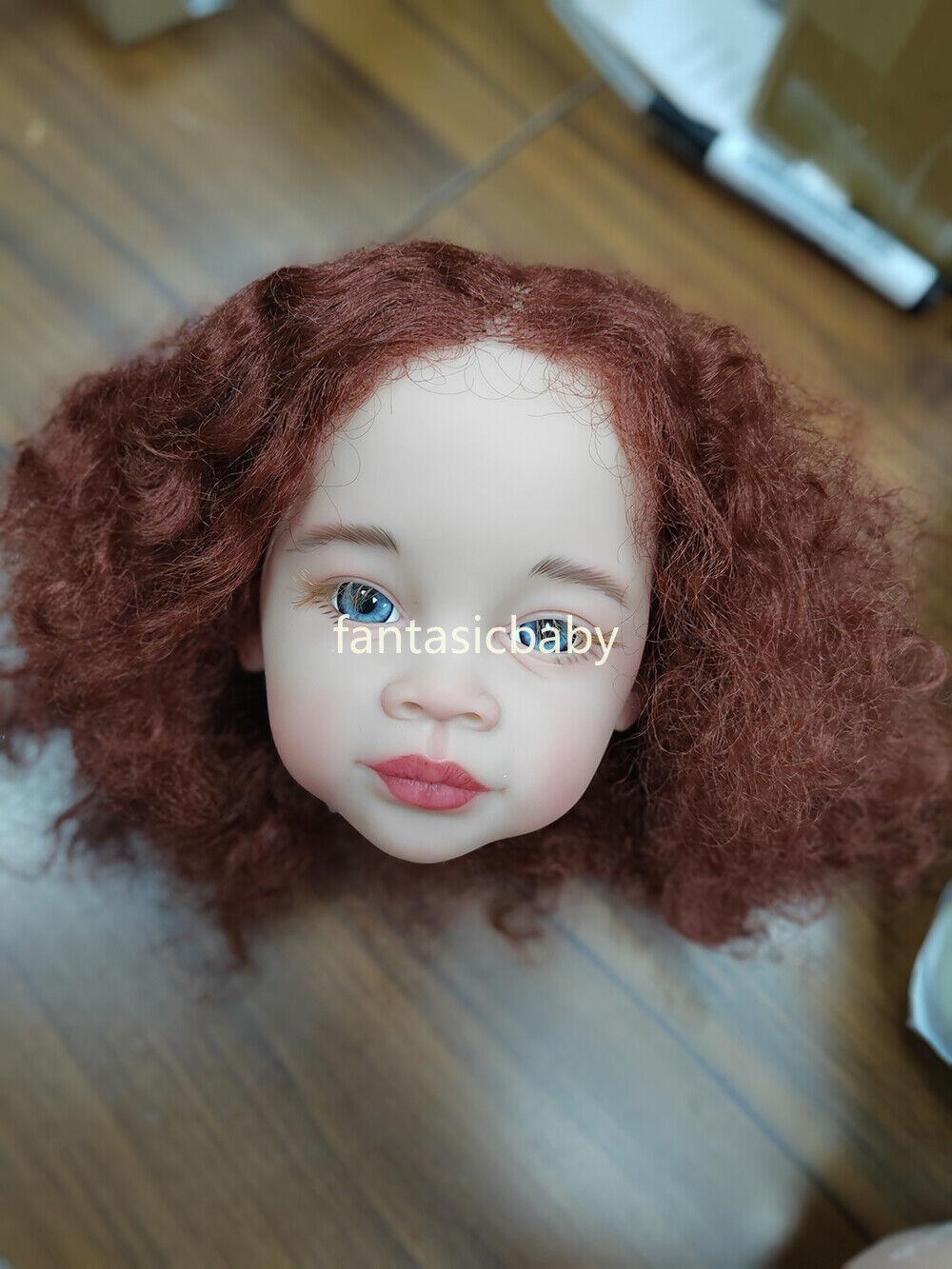 Custom Made 32in Unassembled Reborn Baby Doll Handmade Toddler Girl Kit with Soft Cloth Body
