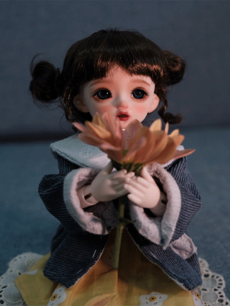 1/6 BJD Doll Girl Bare Doll Resin Jointed Doll Eyes Face Makeup Handmade DIY Toy