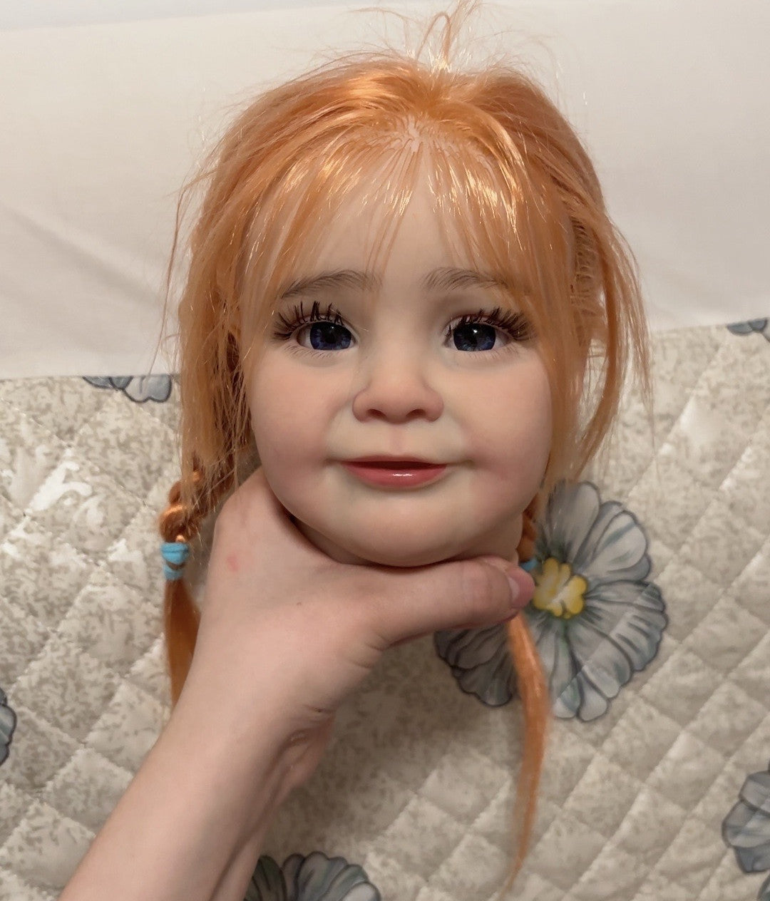 Custom Made Genesis Painted 26" Reborn Dolls Kit Zoe  Orange Hair Toddler Girl Artist Painted Unassembled DIY Toy-