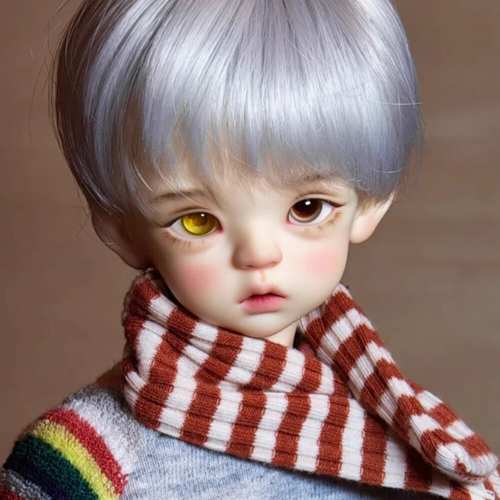 BJD Doll 1/6 SD Ball Joint Resin Cute Boy Heterochromia Birthday Gift Toy