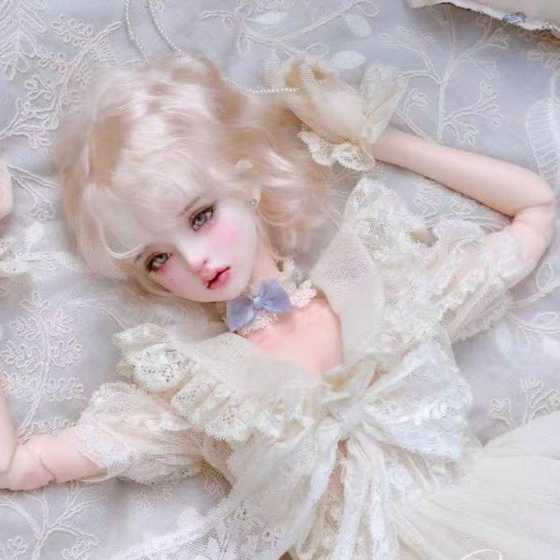 Rose Girl 1/3 BJD Doll Resin Bare Ball Jointed Doll + Eyes + Face Makeup GIFT