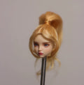 1/4 1/6 SD 10-12cm Head Circ BJD Doll Long Wig Curly Hair Ponytail Popovy Sister