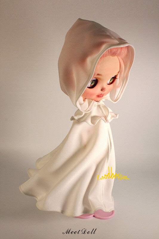 Custom Blythe 1/6 1/4 1/3 Uncle ID BJD Clothes Retro Shawl Cloak Cape Aluminum Wires