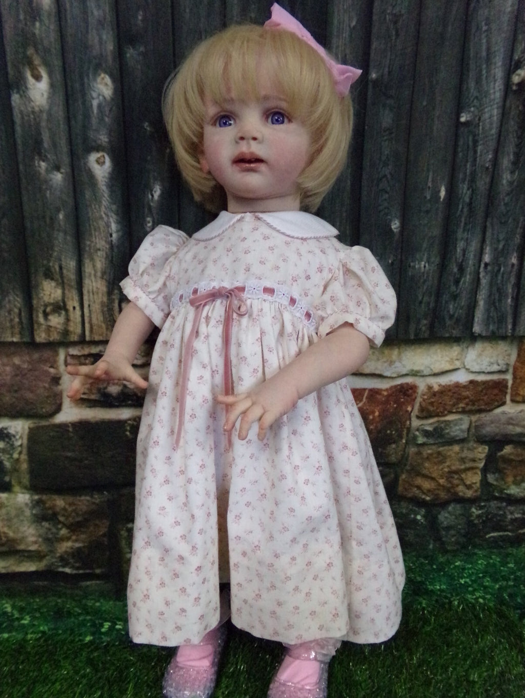 Custom Made Reborn Baby Fritzi Artist Genesis Painted Already Finished Doll With Hand-Rooted Hair