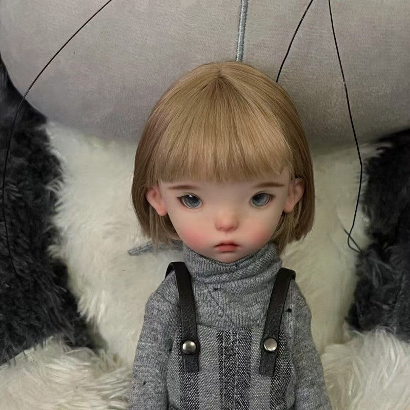 Landoudou 1/6 BJD Doll Girl Resin Jointed Body Head + Eyes + Face Makeup DIY Toy