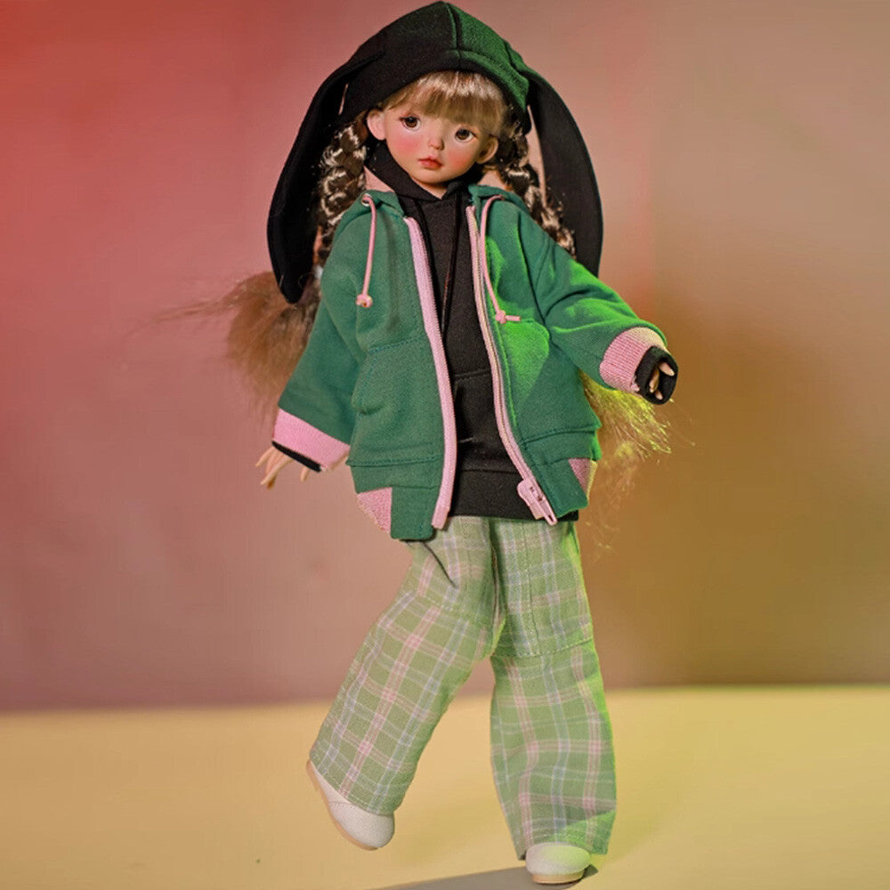 1/6 BJD Doll Ball Joint Doll Girl Bare Nude Doll with Face Makeup Handmade Gift