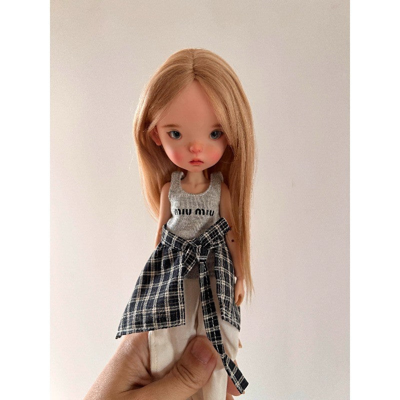 Landoudou 1/6 BJD Doll Girl Resin Jointed Body Head + Eyes + Face Makeup DIY Toy