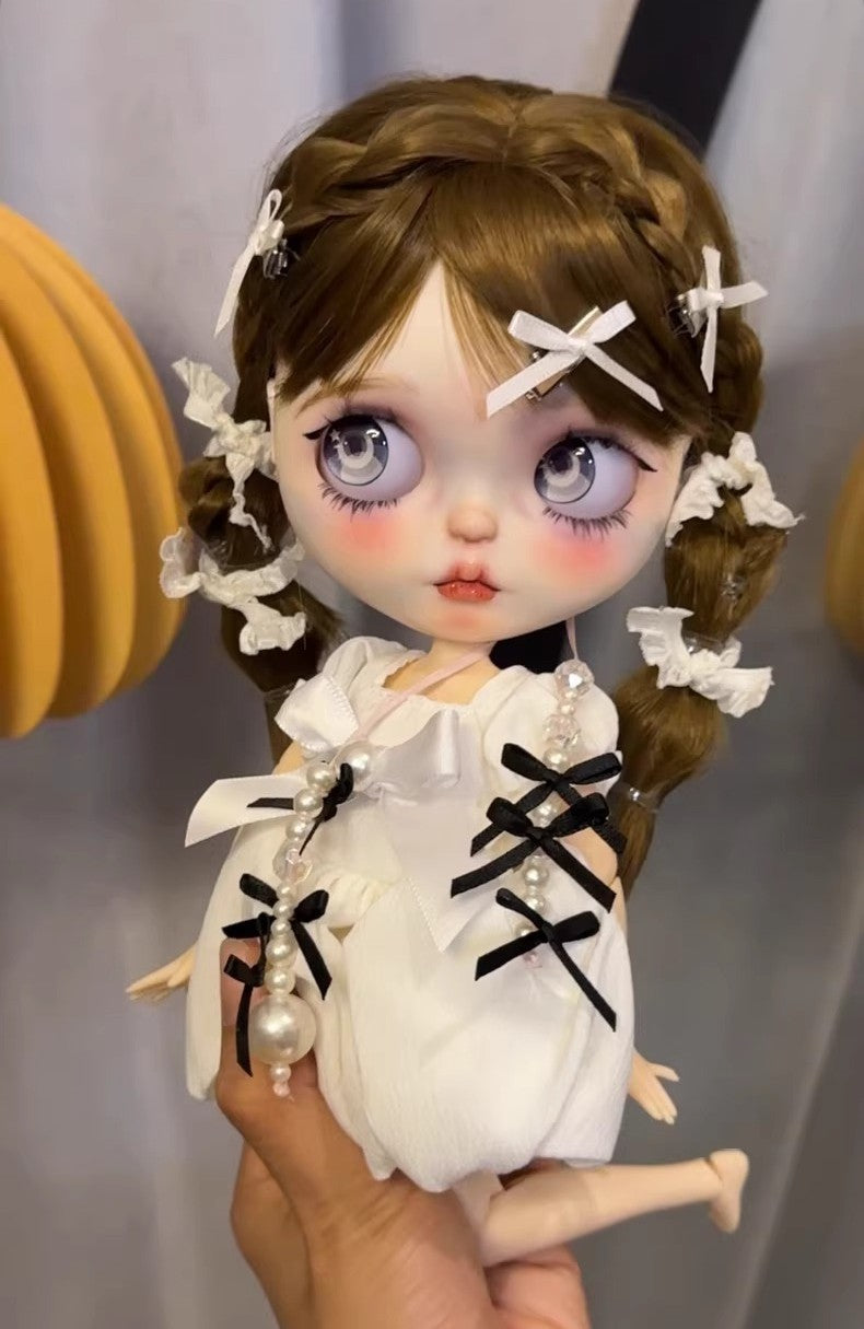 Blythe Doll Custom With Clothes Wig Sweet Girl Handmade 1/6 BJD Dolls Girl Gift