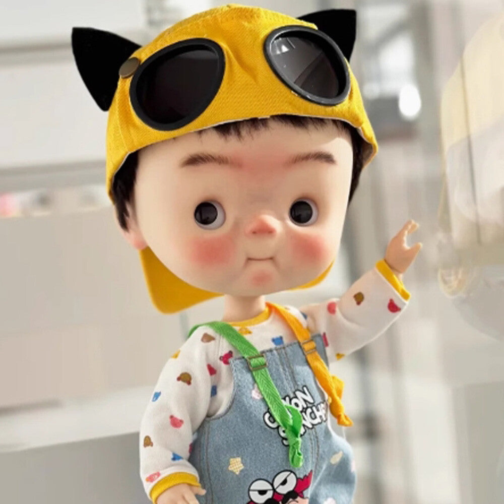 BJD 1/6 Doll SD Jointed with Face Makeup Big Eyes Resin Cute Baby Gift Brand New
