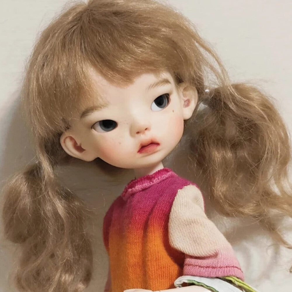 1/6 BJD Doll with Resin Special Body Type Cute Not Happy Girl Bare Girl Gift-