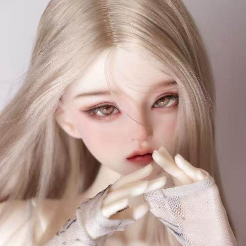 Resin 1/3 BJD Doll Joints Bare Doll Exquisite Girl Big Eyes Face Makeup DIY Gift