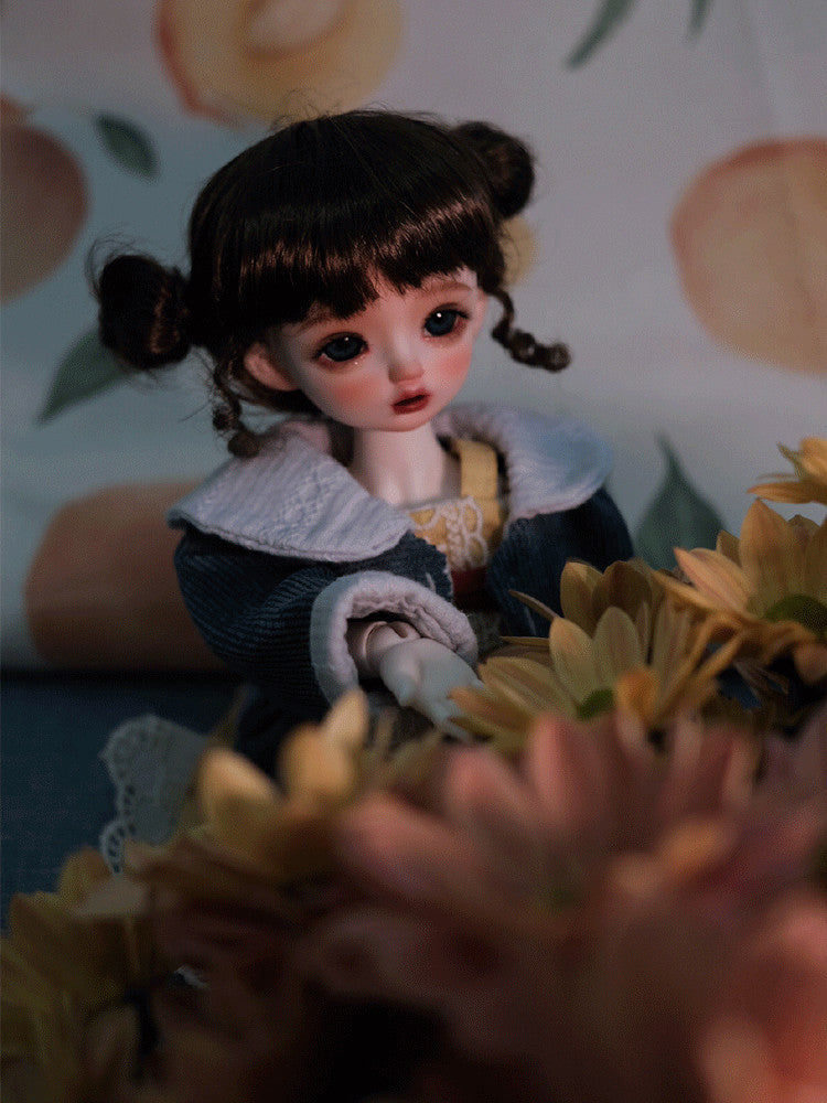 1/6 BJD Doll Girl Bare Doll Resin Jointed Doll Eyes Face Makeup Handmade DIY Toy