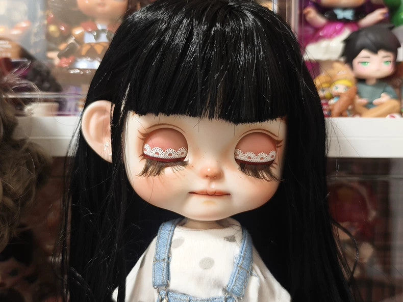Blythe Doll Custom With Outfits Wig Freckles Girl Handmade 1/6 Doll BJD DIY Gift