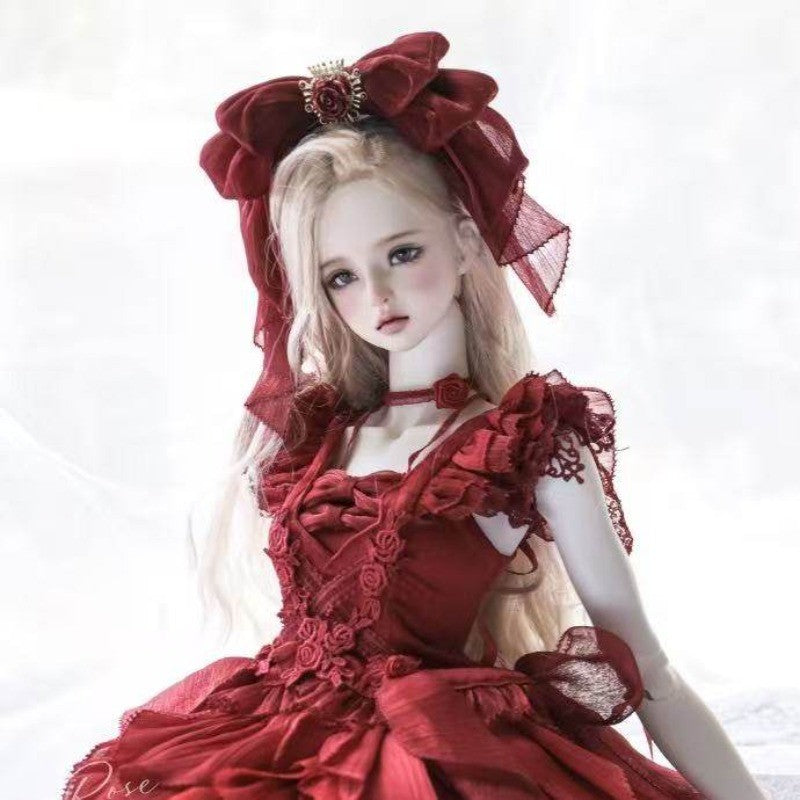 Handmade Resin Ball Jointed 1/3 Nude BJD Doll Eyes Face Makeup Delicate Girl Toy