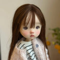 1/6 BJD Doll Lucky Girl Nude joint Resin Body Free Eyes Face Handpainted DIY Toy