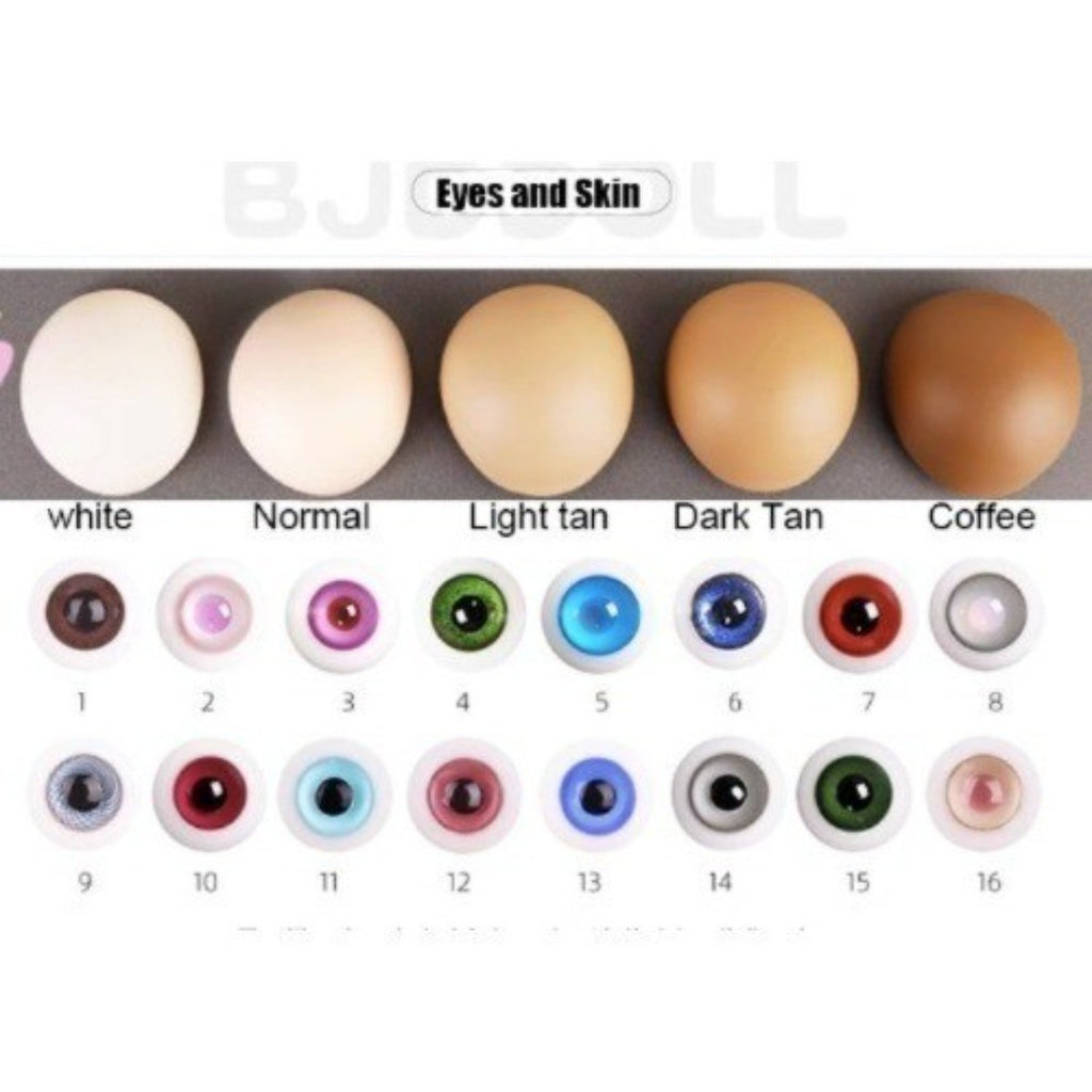 Handmade 1/6 BJD Doll SD Jointed Face up Eye Resin Girl Bare Doll Full Set Gifts