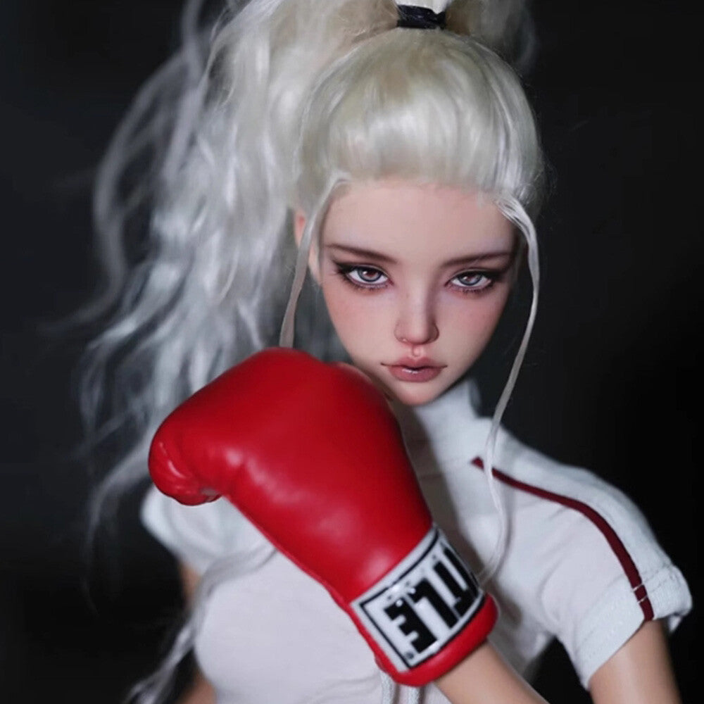 BJD 1/4 Doll SD Resin Joint Face Makeup Boxing Girl Female Bare Doll Gift Toy