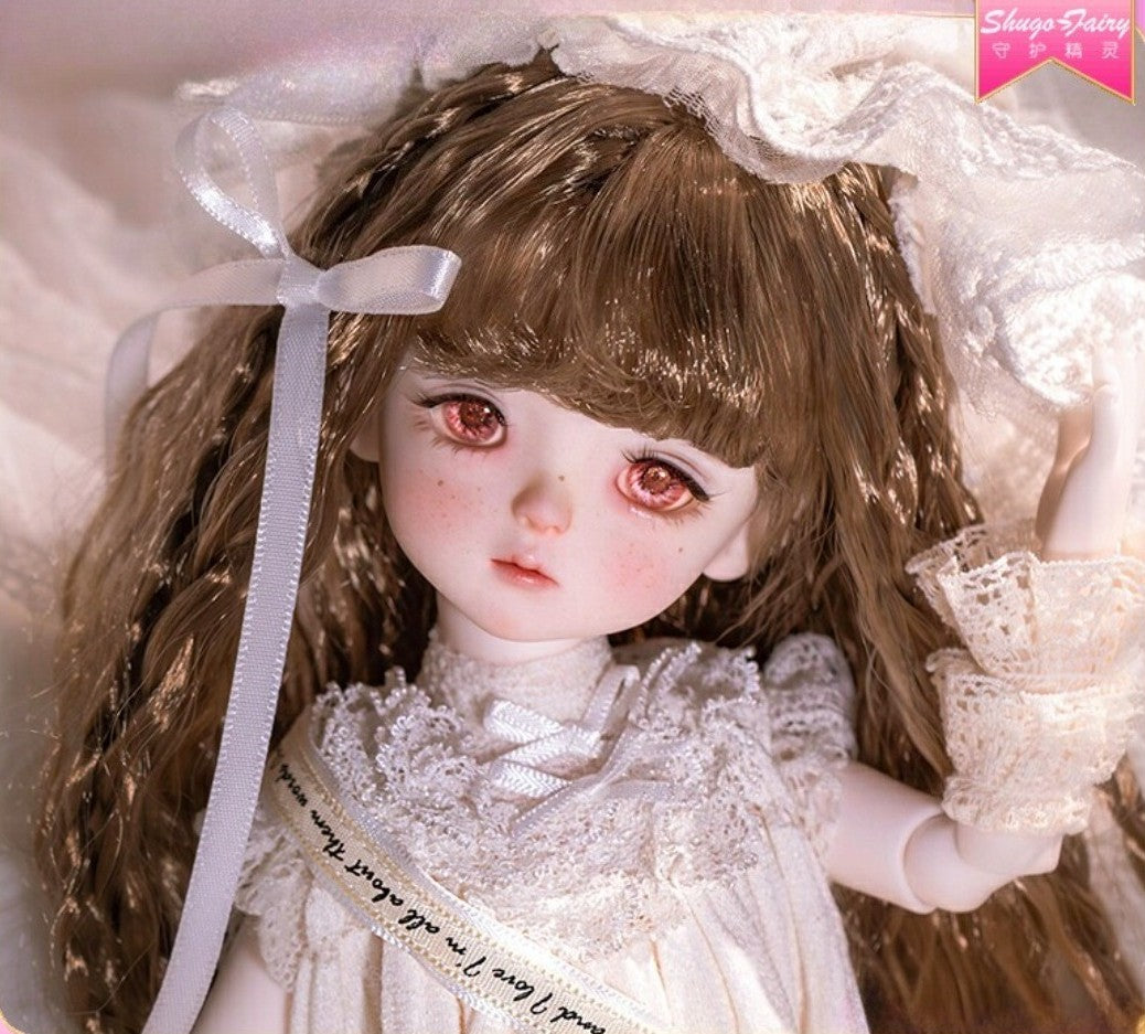 Full Set 1/6 BJD Doll Joint Resin Facial Makeup Bare Retro Cute Style Girl Gifts