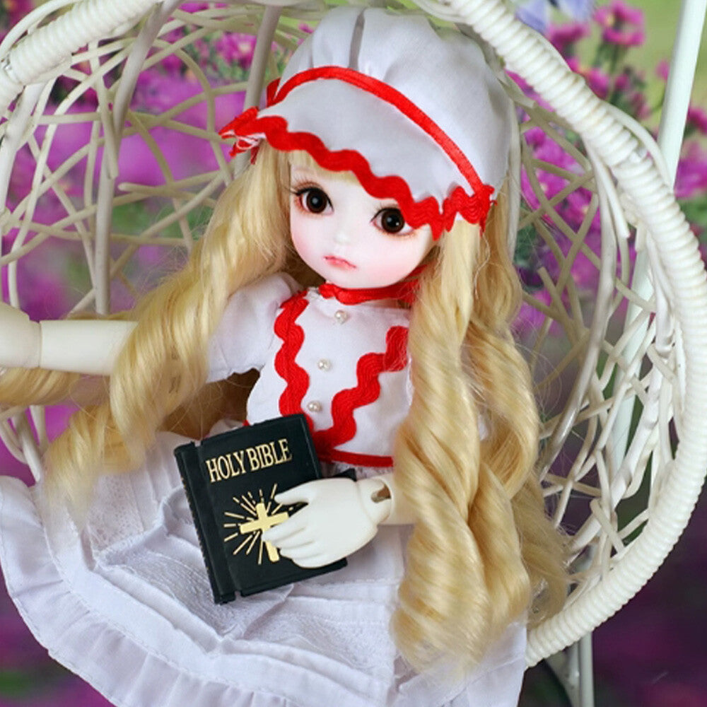 Exquisite 1/6 BJD Doll Ball Joint Doll Resin Eyes Melissa Girl Full Set Gift Toy