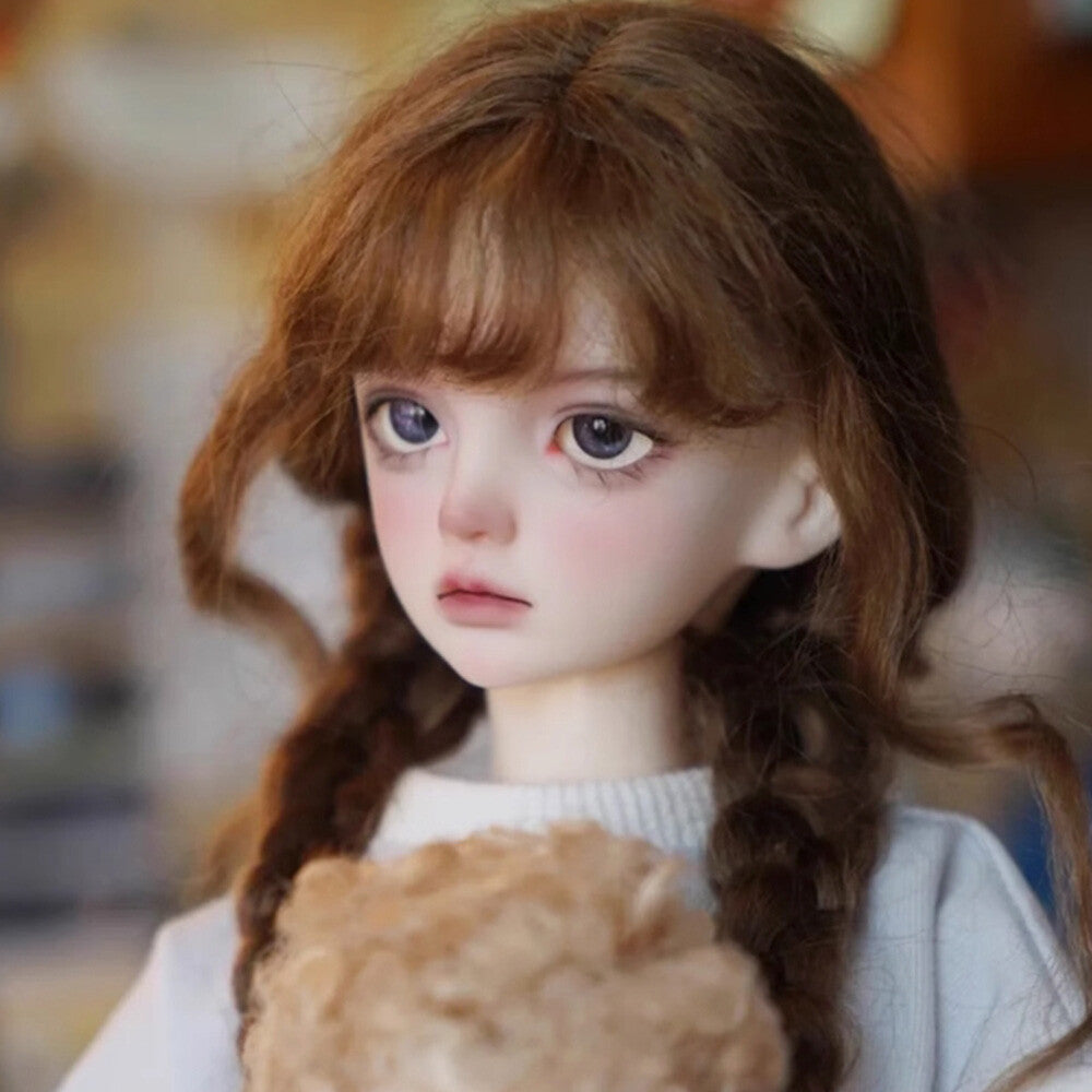 Ball Jointed Resin 1/4 BJD Doll Nude Beautiful World-weary Girl Birthday Gifts-