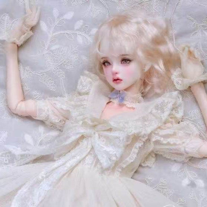 Rose Girl 1/3 BJD Doll Resin Bare Ball Jointed Doll + Eyes + Face Makeup GIFT