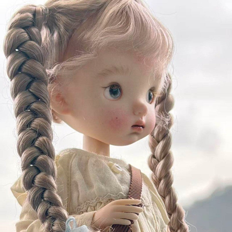 1/6 BJD Doll Resin Joint Bare Doll Eyes Face Makeup Full Set Landoudou Girl Gift