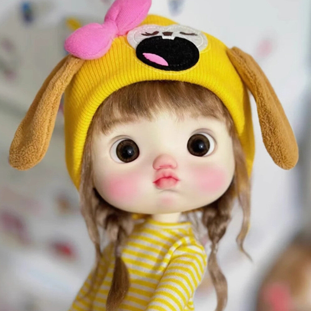 1/8 BJD Doll with Face Makeup Piglet Nose SD Resin Girl Exquisite Handmade Gift-
