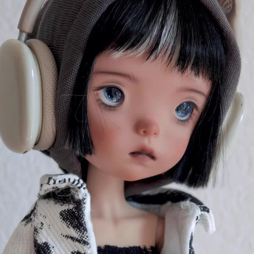 Handmade Landoudou 1/6 Bare Doll BJD Doll Girl Jointed Doll Eyes Face Makeup Toy-