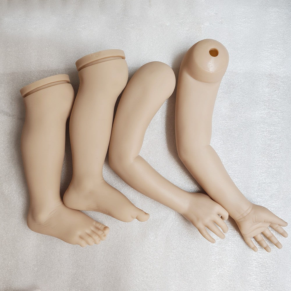 46" Reborn Toddler Doll Kit –Shakirah Blank Vinyl Mold Unpainted Unassembled DIY Doll-