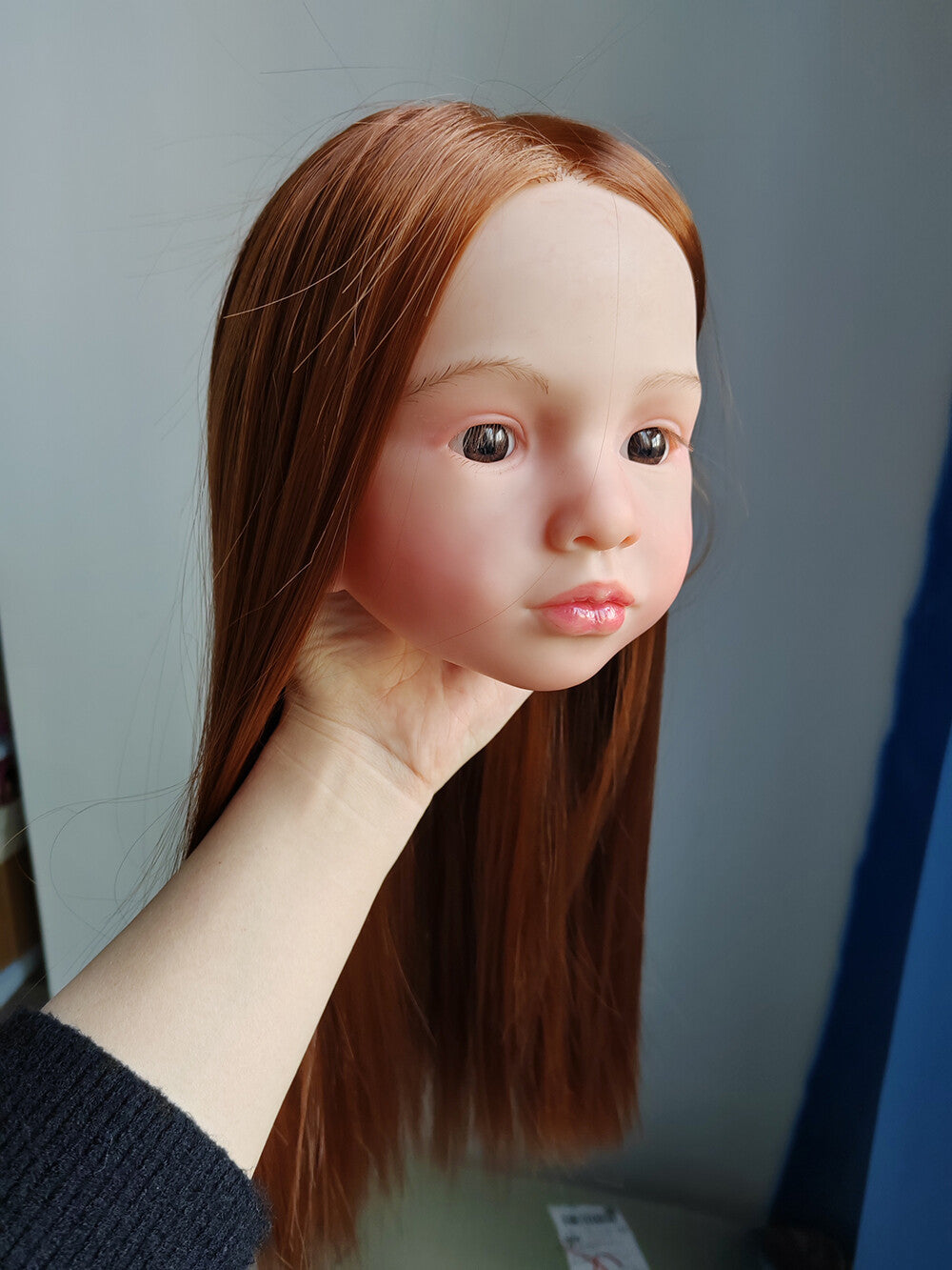 40inch Toddler Girl Reborn Dolls Aloenka Painted Kit Rooted Hair With Cloth Body