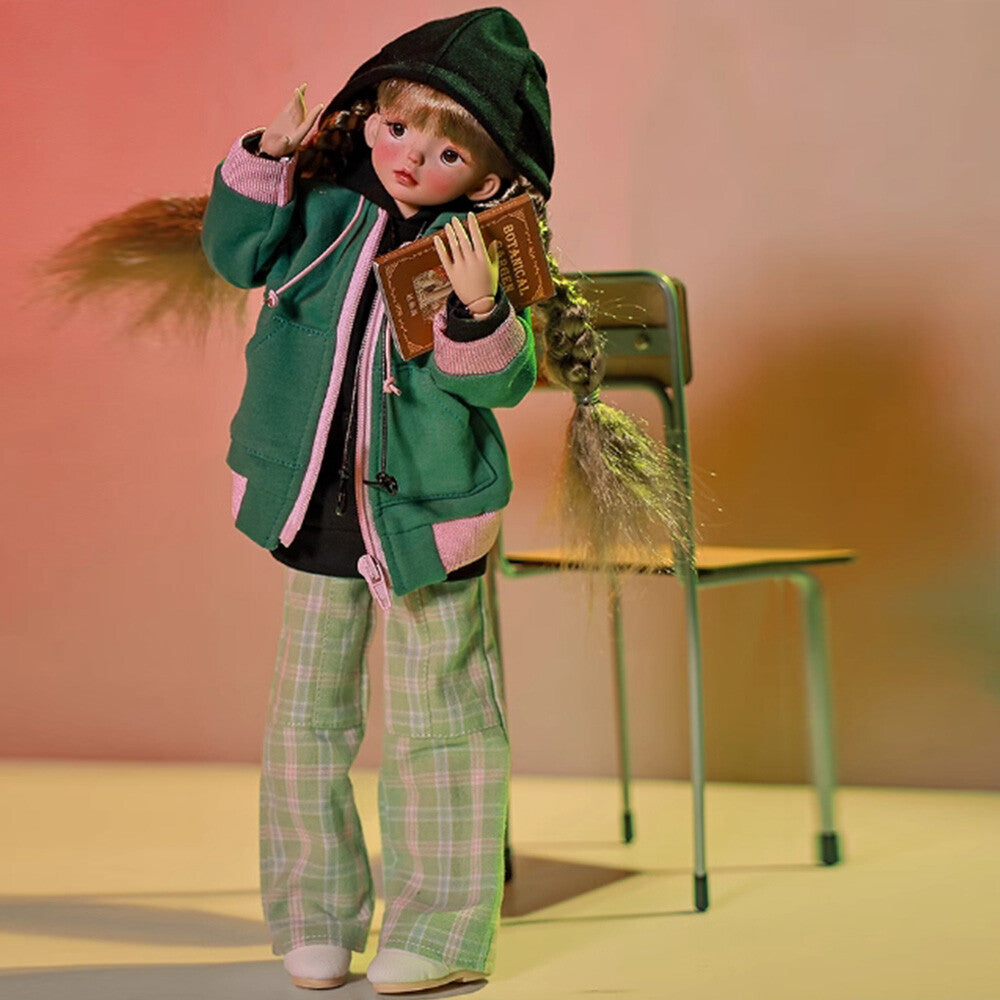 1/6 BJD Doll Ball Joint Doll Girl Bare Nude Doll with Face Makeup Handmade Gift