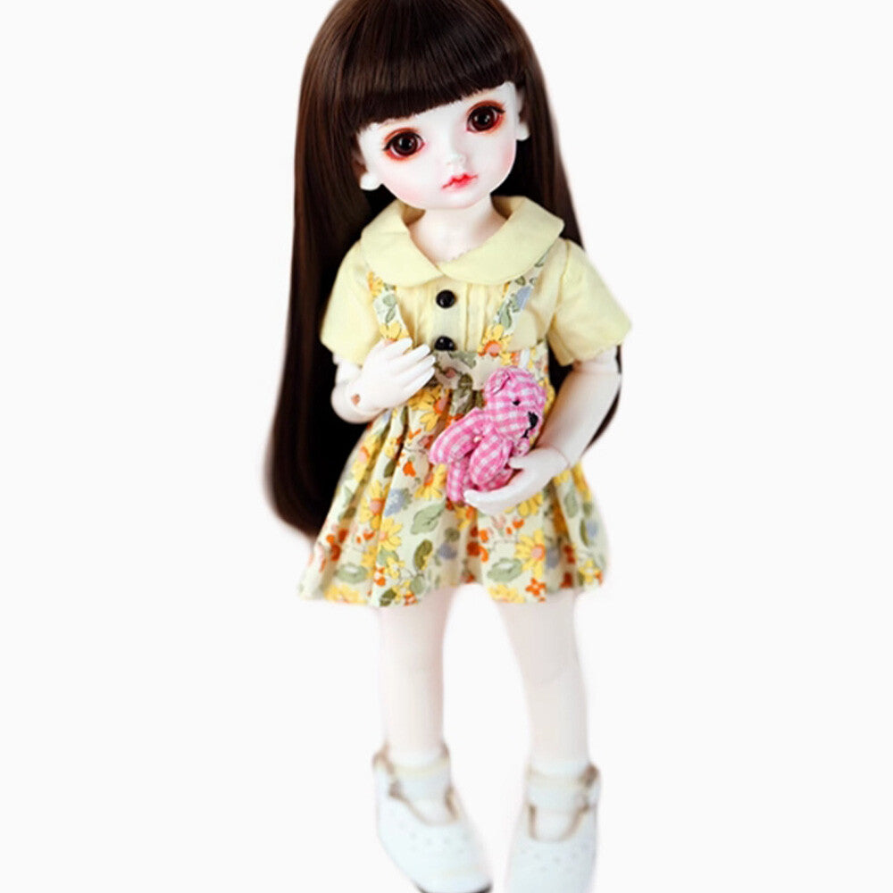 1/6 BJD Doll SD Jointed with Face Makeup Delicate Cute Rita Girl Holiday Gifts
