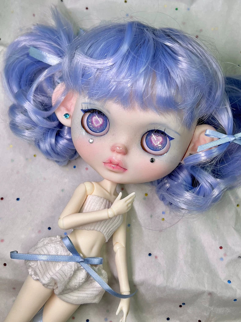 Custom Blythe Doll Outfits Handmade Wig YMY24 1/6 Doll BJD Fashion Girl DIY Gift