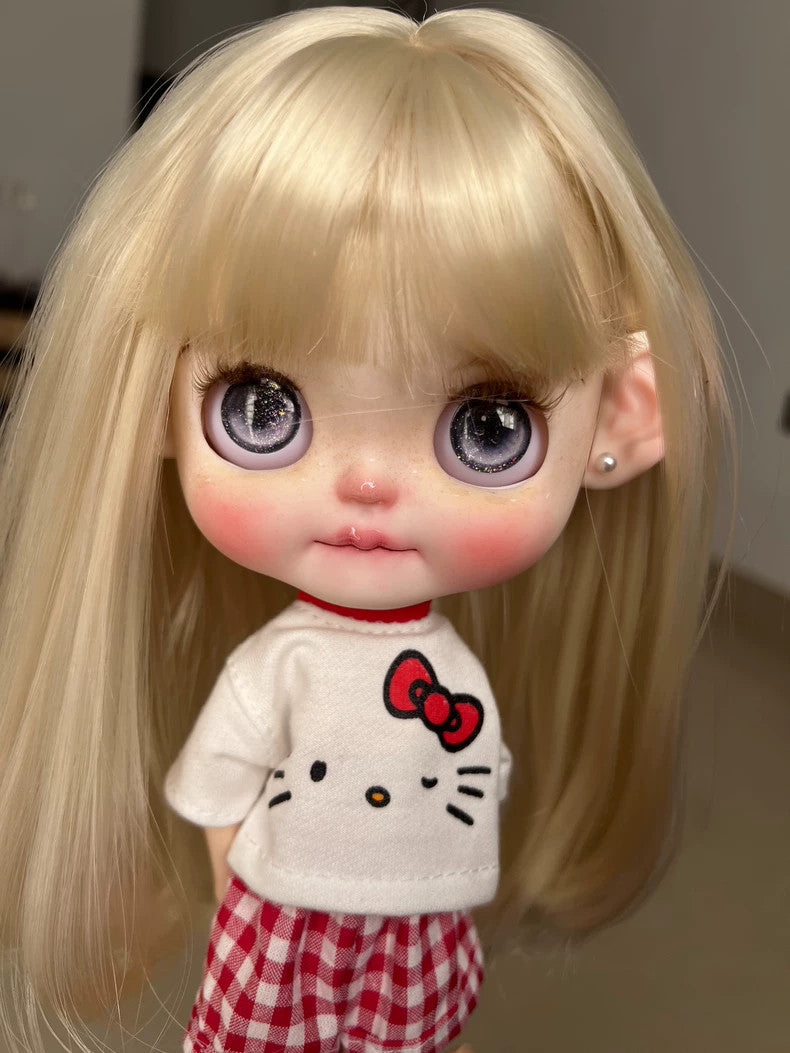 Handmade Blythe Doll Custom With Outfits Wig Hair 1/6 BJD Dolls Girls Kids Gift