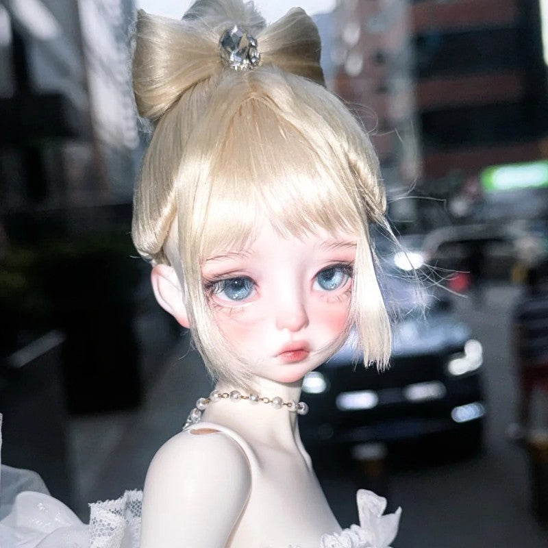 1/4 BJD Doll Women Girl Ball Jointed Resin Body Female Eyes Face Up DIY Toy Gift