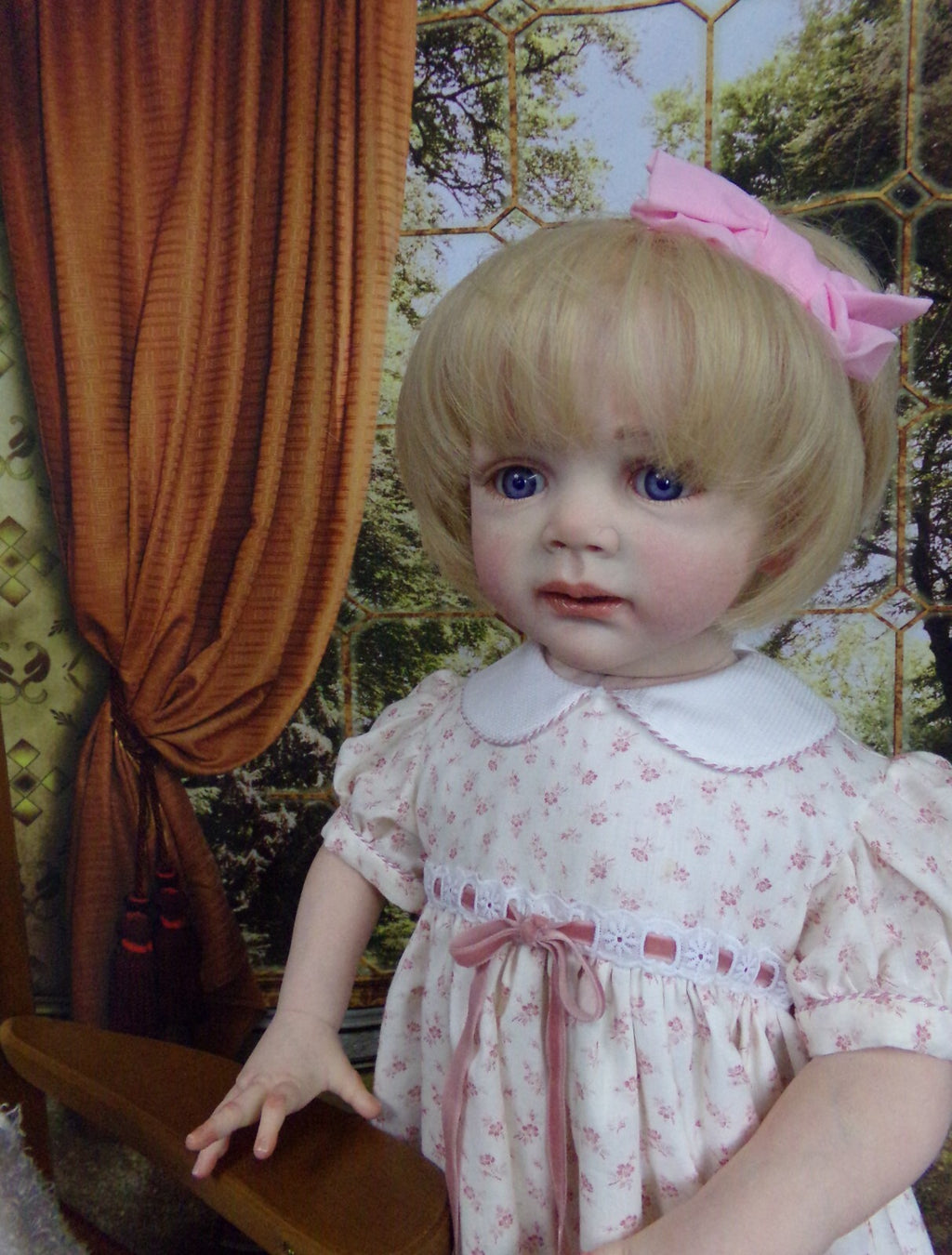 Custom Made Reborn Baby Fritzi Artist Genesis Painted Already Finished Doll With Hand-Rooted Hair