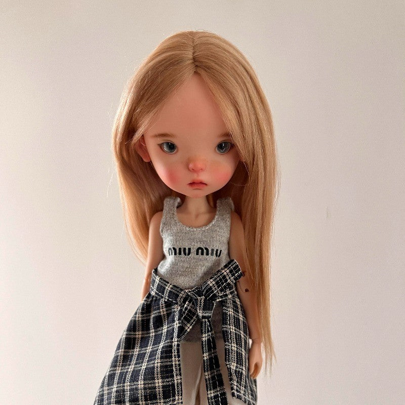 Landoudou 1/6 BJD Doll Girl Resin Jointed Body Head + Eyes + Face Makeup DIY Toy